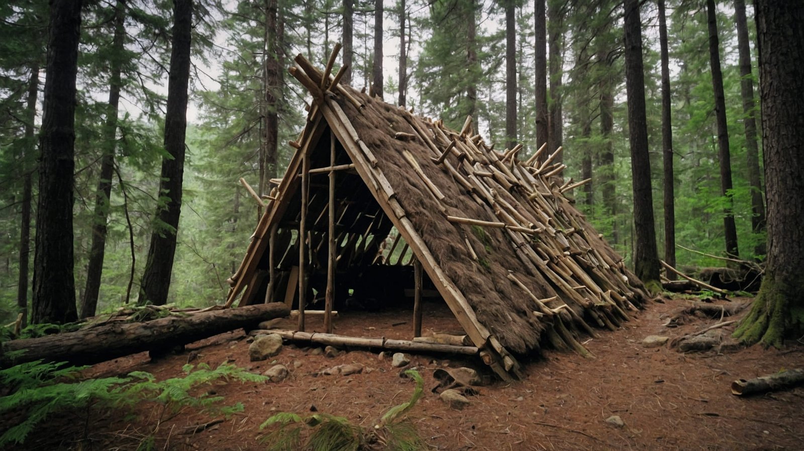 Tipos de Refugios: A-Frame, Lean-To, Refugio de Escombros