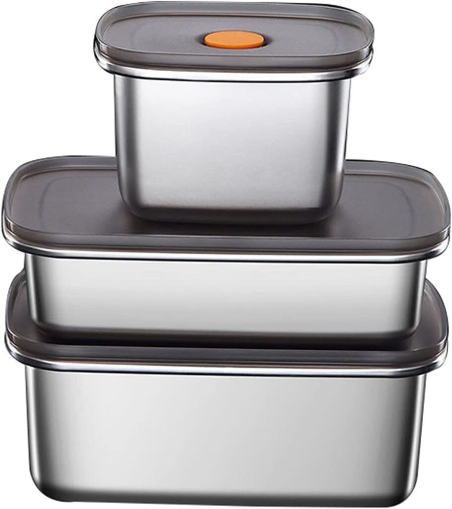 Almacenamiento de Alimentos de Acero Inoxidable