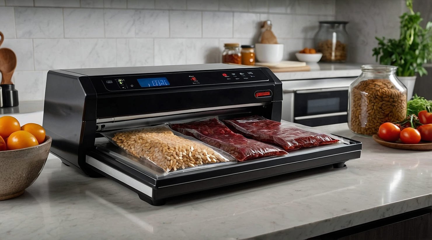 Manera de Guardar Alimentos en Botes y Bolsas Selladas al Vacío