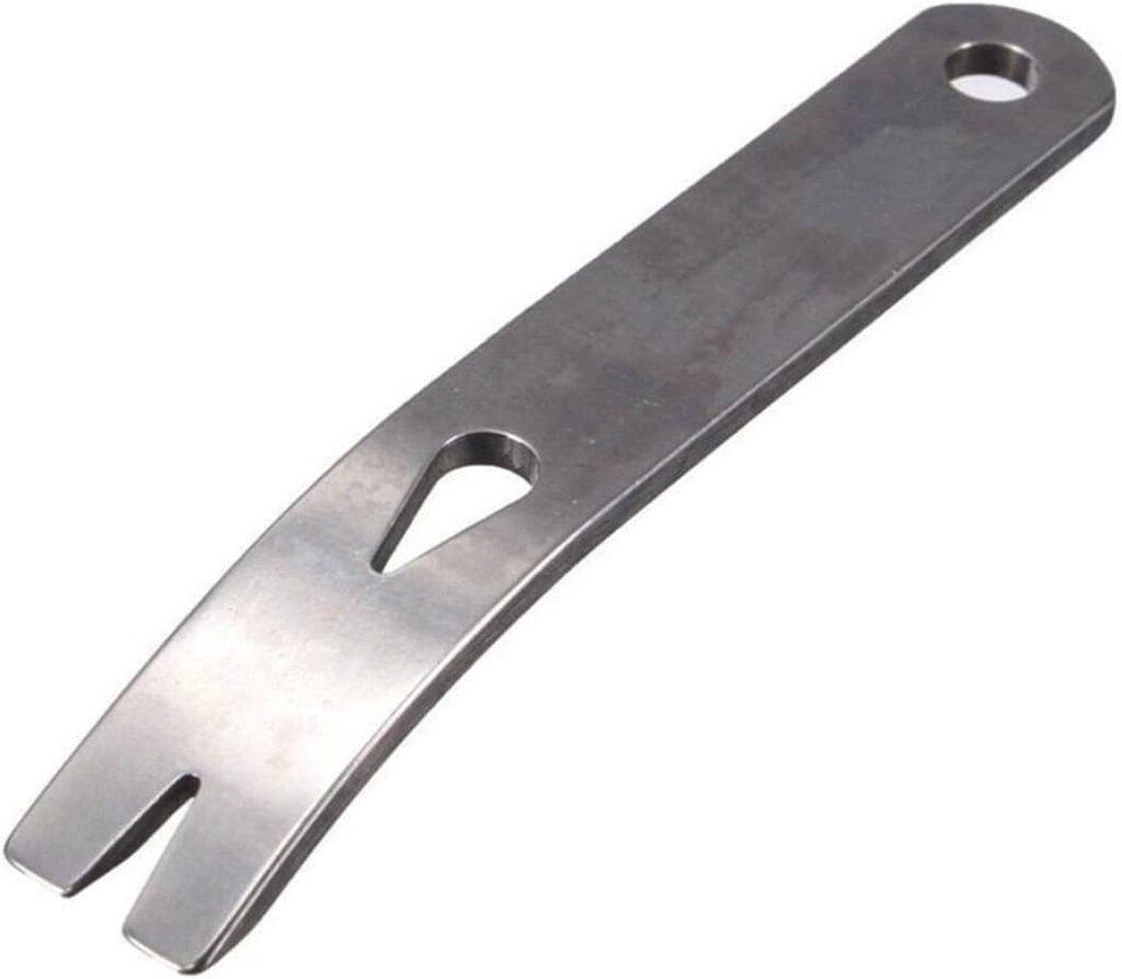 Mini Crank, Mini EDC Pocket Pry Bar, herramientas EDC de bolsillo multifunción, herramienta de barra de barra de acero inoxidable portátil, palanca de apertura profesional para la supervivencia de bu